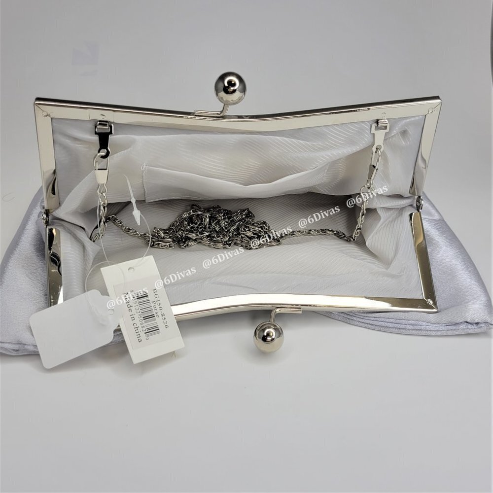 Beige Evening Purse, Cocktail Purse - Picture 7 of 10